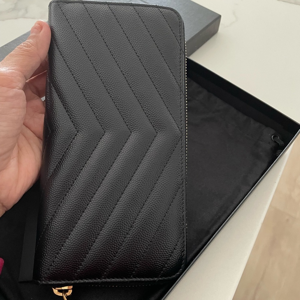 Authentic Ysl Zippy Wallet - image 2